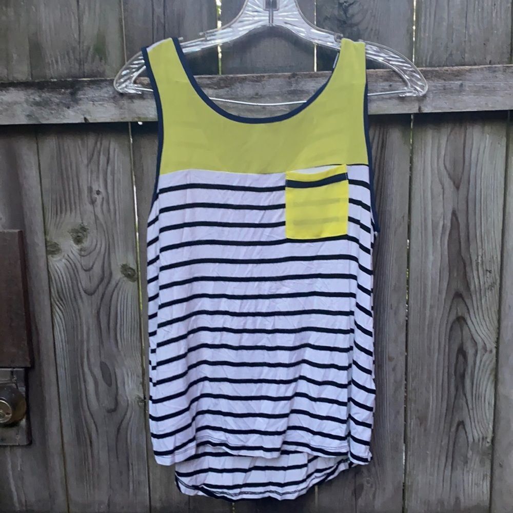 Papaya Stripped Tank sz. S